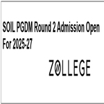 SOIL PGDM Round 2 Admission Open For 2025 27